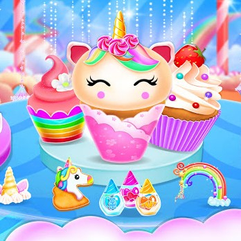 Игра Готовим Кекс Единорог Игра Готовим Кекс Единорог / Unicorn Mermaid Cupcake Cooking Design