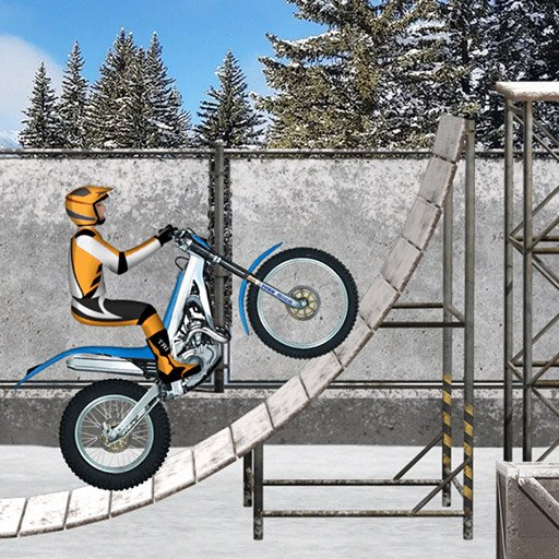Игра Мотоциклы: Зимняя Гонка Игра Мотоциклы: Зимняя Гонка / Trials Ice Ride