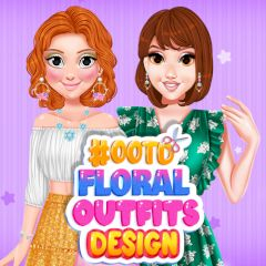 Игра Цветочный Дизайн Одежды Игра Цветочный Дизайн Одежды / Ootd Floral Outfits Design