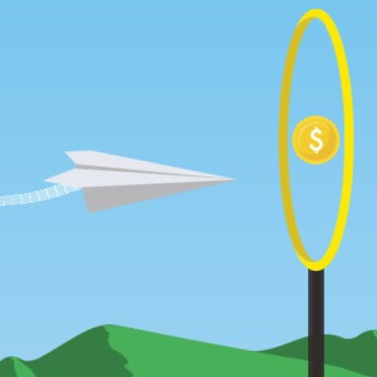 Игра Бумажный Самолет на Ловкость Игра Бумажный Самолет на Ловкость / Paper Airplane