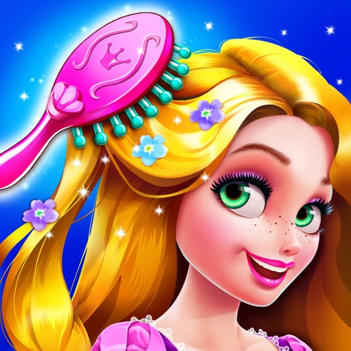 Игра Парикмахерская принцессы Рапунцель - играть онлайн бесплатно