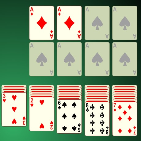 двойная косынка по три карты пасьянсы играем в карты онлайн