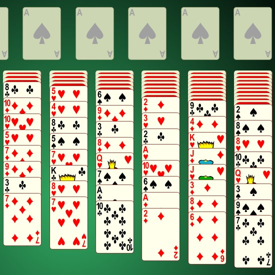 Игра Пасьянс Юкон: Две Колоды Игра Пасьянс Юкон: Две Колоды / Solitaire Yukon: Two decks