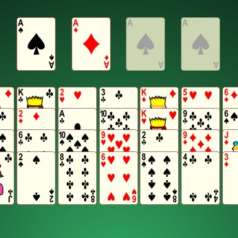Игра Пасьянс Чертова Дюжина Игра Пасьянс Чертова Дюжина / Solitaire Bakers Dozen