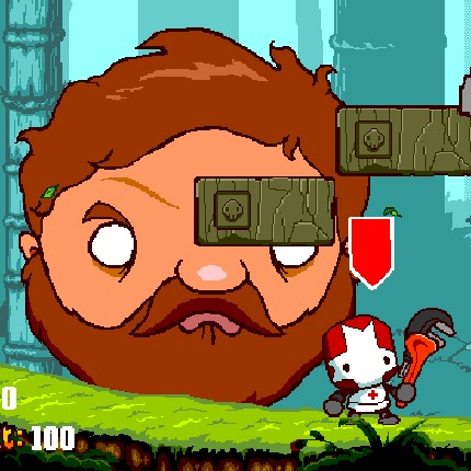 Игра Огромная Голова Напала на Замок Игра Огромная Голова Напала на Замок / Castle Crashing the Beard HD