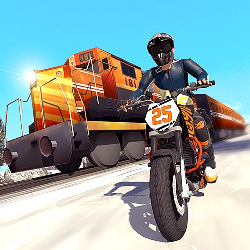 Игра Наперегонки с Поездом Игра Наперегонки с Поездом / Trainvsbike