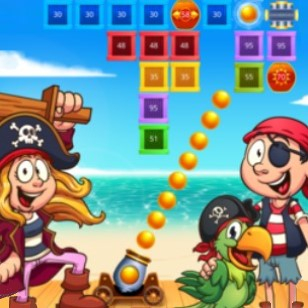 Игра Пираты Разрушители Кирпичей Игра Пираты Разрушители Кирпичей / Pirates Bricks Breaker Online