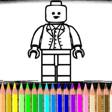 Игра раскраска ЛЕГО Ниндзяго: играть онлайн в раскраски для детей