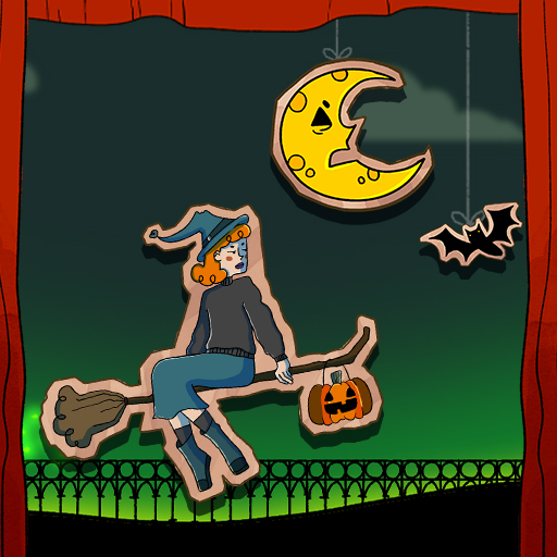 Игра Ведьма Летает На Хэллоуин Игра Ведьма Летает На Хэллоуин / Halloween Witch Fly