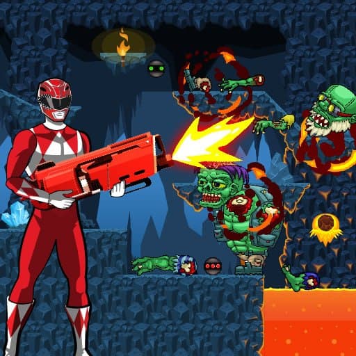 Игра Могучие Рейнджеры Убивают Зомби Игра Могучие Рейнджеры Убивают Зомби / Idle Power Rangers Kill Zombies