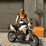Игра Грязные Трюки на Мотоцикле 3D