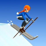 Игра Лыжная Гонка 3D