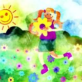 Игра Найди 5 Отличий: Дети и Солнце