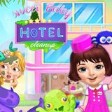 Игра Сладкий Ребенок: Уборка Отеля