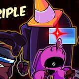 Игра FNF vs Imposter V4 Monochrome And Triple Trouble