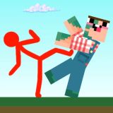 Игра Красный Стикмен Против Крафтманса