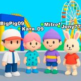 Игра Обби с Друзьями Онлайн