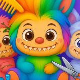 Игра Лабубу Парикмахерская