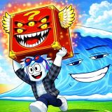 Игра Сбеги от Цунами и Спаси Брейнрот Оригинал 3D