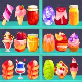 Игра Сортировка Сладостей по Полочкам