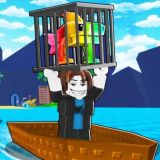 Игра Обби: Плыви за Брейнротами
