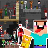 Игра Супер Плейграунд: Нубик, Чипсы и Кола!