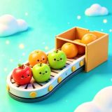 Игра Фруктовая Пробка: Упакуйте в Ящики