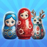 Игра Матрешки 2048: Оригинал